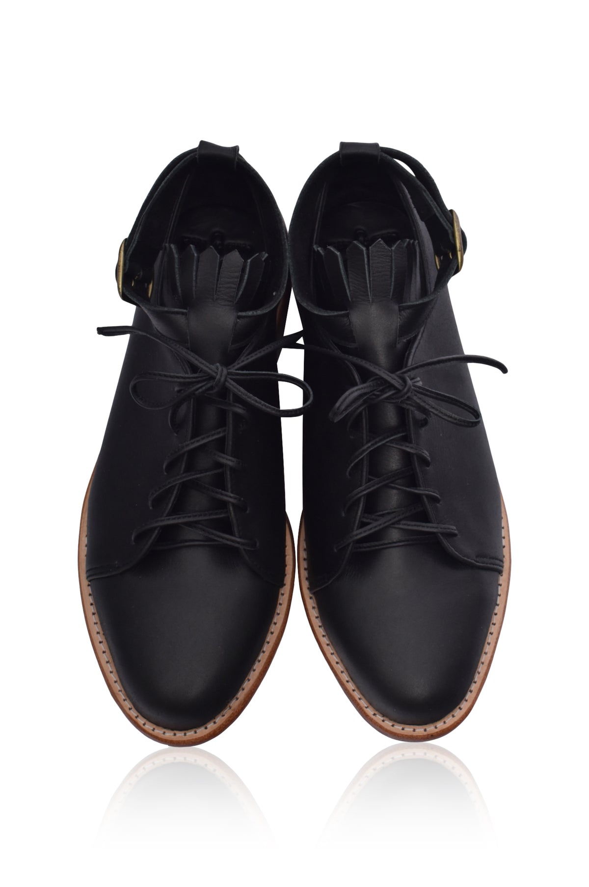 Boston Leather Oxfords