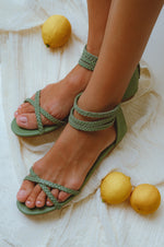 Calypso Braided Leather Sandals