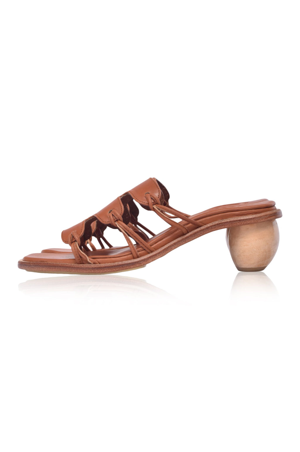 Ibiza Round Heel Mules (Sz. 7 & 8)