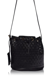 Margo Woven Drawstring Bag