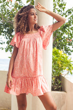 Maya Ruffled Cotton Mini Dress (Sale)