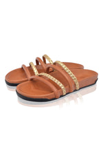 Castaway Leather Slides
