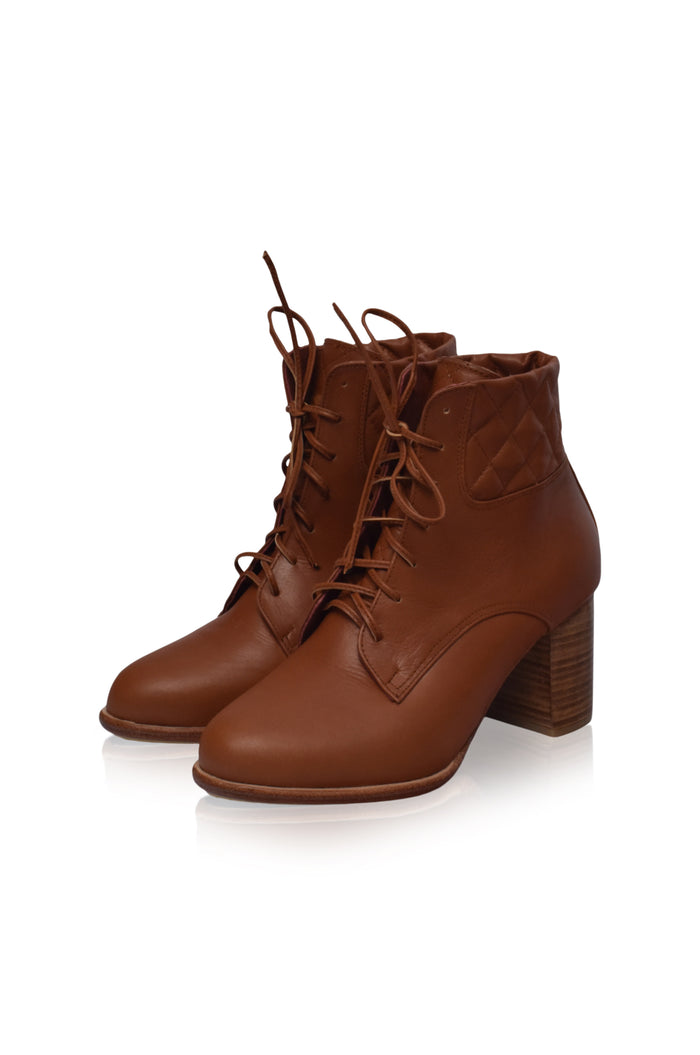 Rising Mara Leather Heel Booties