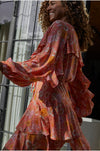 Shayla Ruffle Wrap Mini Dress