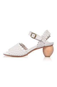 Sicily Wooden Heel Woven Sandals