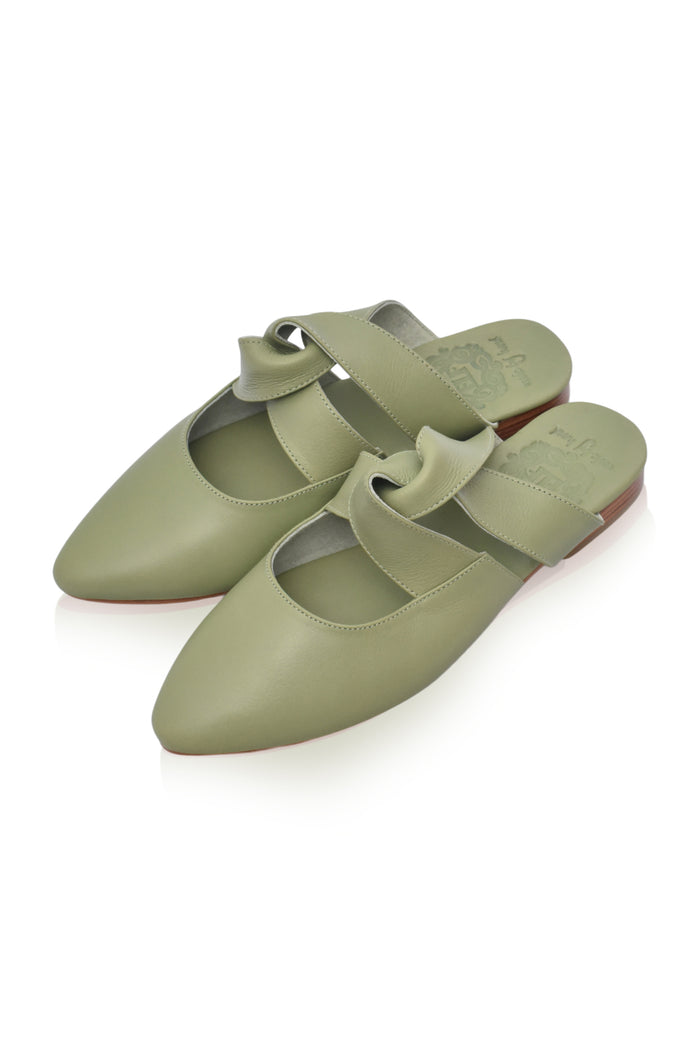 Taj Mahal Pointy Toe Mules (Sz.  7.5, 8, 8.5 & 10)
