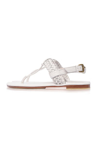 Venetian T-strap Leather Sandals