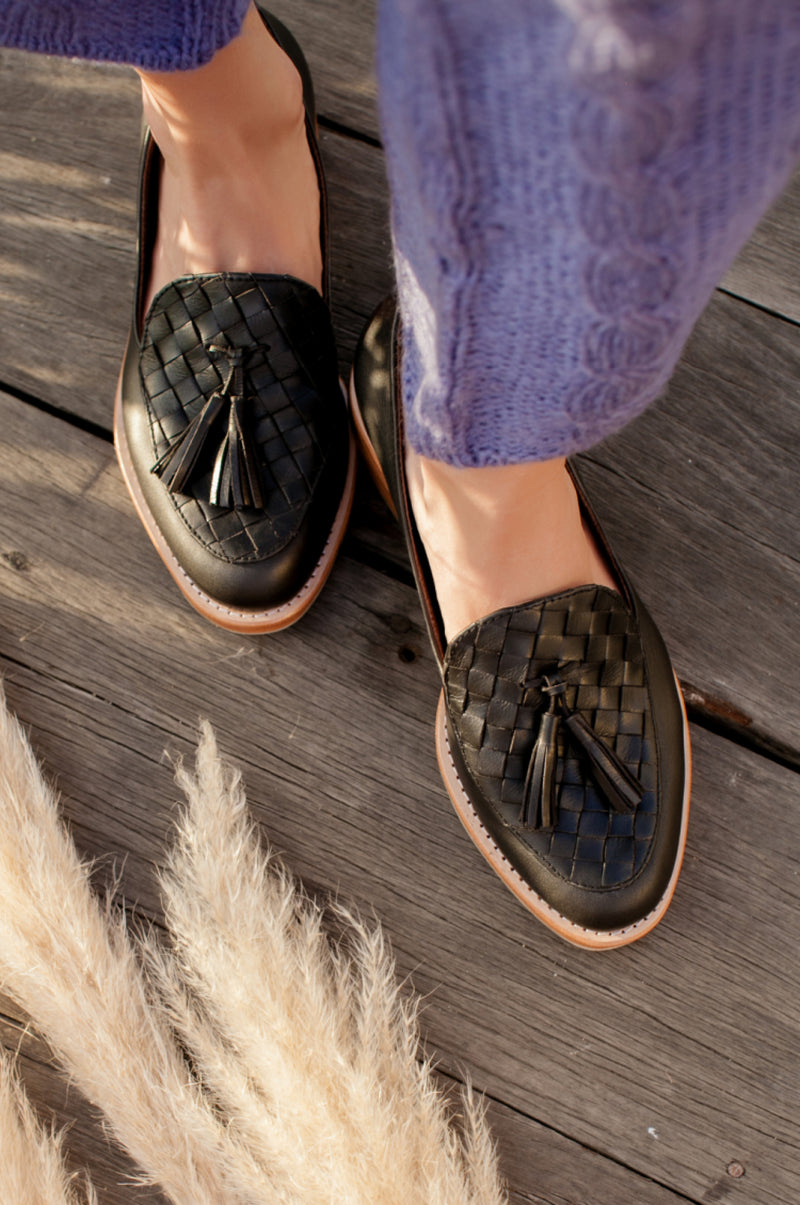 Nikita Woven Leather Loafers